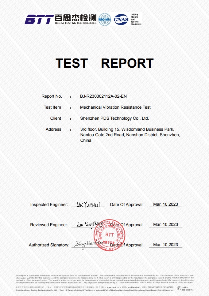 T10_T10 Vibration Resistance Test
